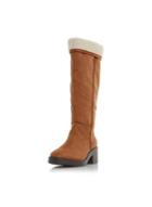 Dorothy Perkins *head Over Heels By Dune Brown 'tandra' Heeled Boots