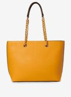 Dorothy Perkins Mustard Chain Handle Shopper Bag