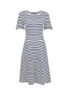 Dorothy Perkins *tall White Striped T-shirt Dress