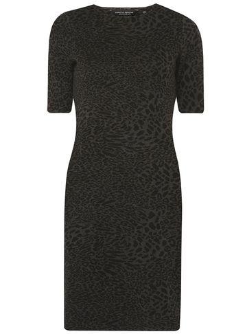 Dorothy Perkins Grey Animal Print Bodycon Dress