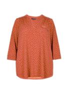 Dorothy Perkins *dp Curve Spot Interlock Twist Yarn Zip Shirt