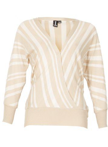Dorothy Perkins *izabel London Multi White Striped Jumper
