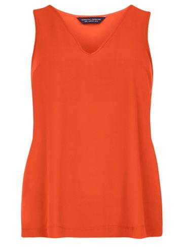 Dorothy Perkins Red V-neck Shell Top