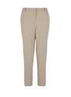 Dorothy Perkins Stone Split Hem Ankle Grazer Trousers