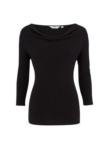 Dorothy Perkins *tall Black Cowl Neck Top