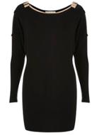 Dorothy Perkins *voulez Vouz Black Bow Jumper
