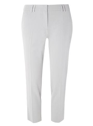 Dorothy Perkins Silver Double Loop Ankle Grazer Trousers