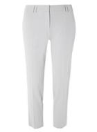 Dorothy Perkins Silver Double Loop Ankle Grazer Trousers
