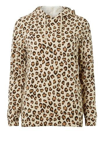 Dorothy Perkins Multi Colour Leopard Print Basic Hoodie
