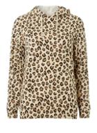 Dorothy Perkins Multi Colour Leopard Print Basic Hoodie