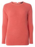 Dorothy Perkins Pink Zip Back Textured Jumper