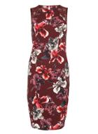 Dorothy Perkins Wine Floral Pencil Dress