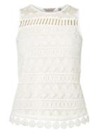 Dorothy Perkins Petite White Lace Shell Top