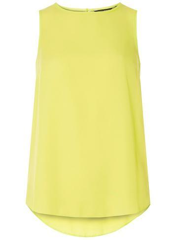 Dorothy Perkins Lime Sleeveless Top