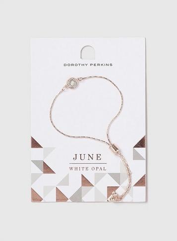 Dorothy Perkins Rose Gold June Birthstone Wristwear