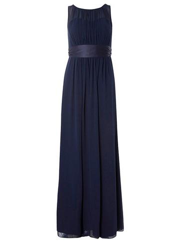 *showcase Petite Navy Natalie Maxi Dress