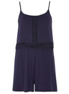 Dorothy Perkins *tall Navy Layered Playsuit