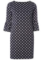 Dorothy Perkins Navy Spot Fluted Sleeve Shift Dress