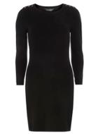 Dorothy Perkins Black Button Shoulder Tunic