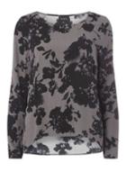 Dorothy Perkins *vila Blurred Floral Top