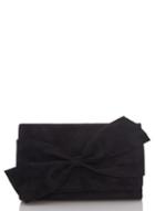 Dorothy Perkins *quiz Black Bow Clutch Bag