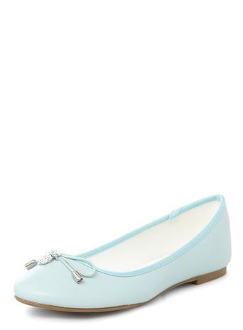Dorothy Perkins Blue Charm Detail Ballet Pumps