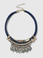 Dorothy Perkins Denim Bead Necklace