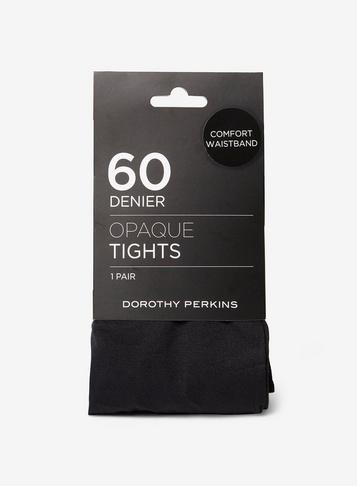 Dorothy Perkins Black Comfort Waistband Tights
