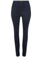Dorothy Perkins *dp Curve Navy Fly Front Jeggings