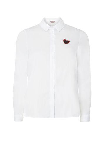 Dorothy Perkins Petite Ivory Badge Shirt