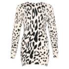 Dorothy Perkins *voulez Vous Cream Leopard Print Jumper