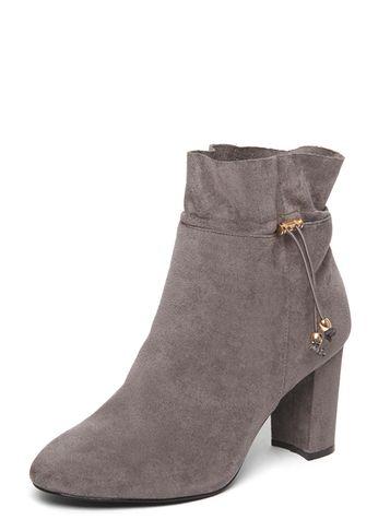 Dorothy Perkins Wide Fit Exclusive Grey 'anna' Ankle Boots
