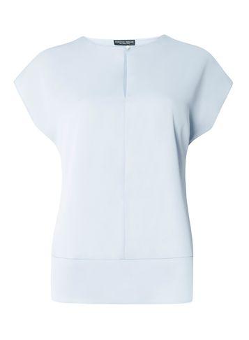 Dorothy Perkins Blue Keyhole Button T-shirt