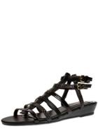 Dorothy Perkins Black Low Wedge Strap Sandals