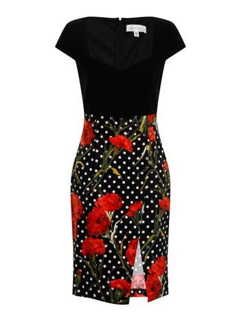 Dorothy Perkins Flora And Polka Dot Sweatshirt