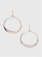 Dorothy Perkins Gold Thick Thin Hoop Earrings