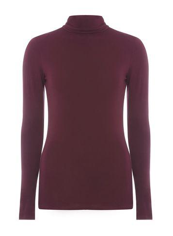 Dorothy Perkins *tall Berry High Neck Top