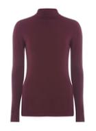 Dorothy Perkins *tall Berry High Neck Top