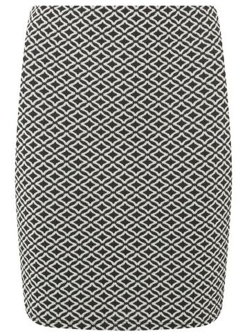 Dorothy Perkins Monochrome Diamond Mini Skirt