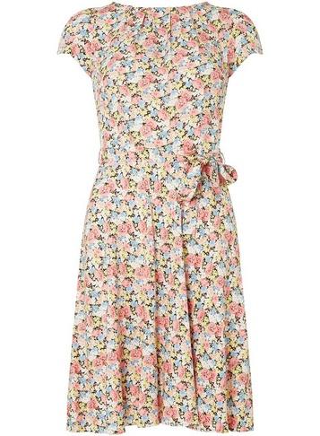 *billie & Blossom Pink Ditsy Print Skater Dress