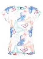 *izabel London Multi Coloured Butterfly Print T-shirt