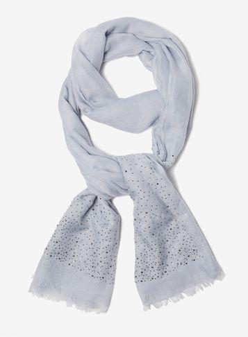 Dorothy Perkins Blue Rhinestone Scarf