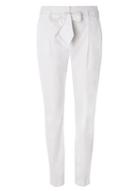 Dorothy Perkins *tall White Cotton Tapered Leg Trousers