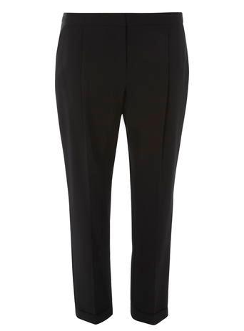 Dorothy Perkins Black Tapered Leg Trousers