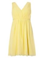 Dorothy Perkins *vila Yellow Chiffon Dress