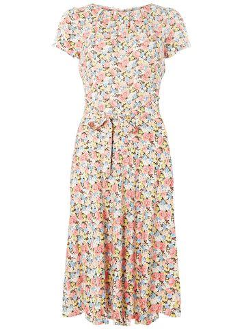 Dorothy Perkins *billie & Blossom Tall Pink Floral Print Skater Dress