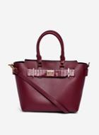Dorothy Perkins Berry Red Belted Tote Bag