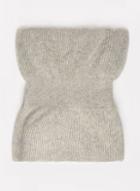 Dorothy Perkins Grey Frill Knitted Scarf