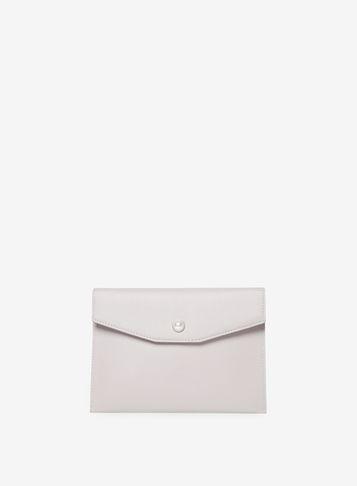 Dorothy Perkins Grey Stud Pocket Clutch Bag