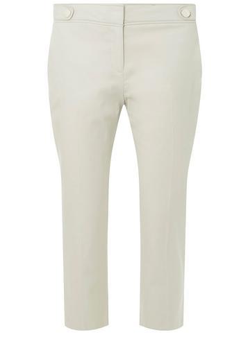 Dorothy Perkins Petite Silver Sateen Trousers